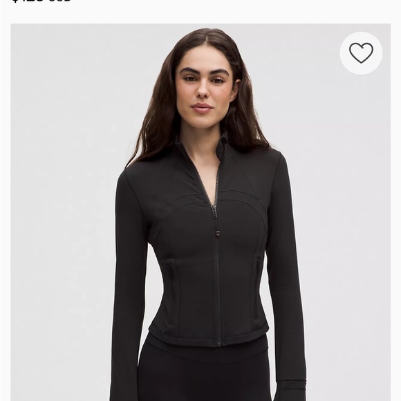 Black Lululemon Define Cropped Jacket Size 6 - Picture 1 of 7